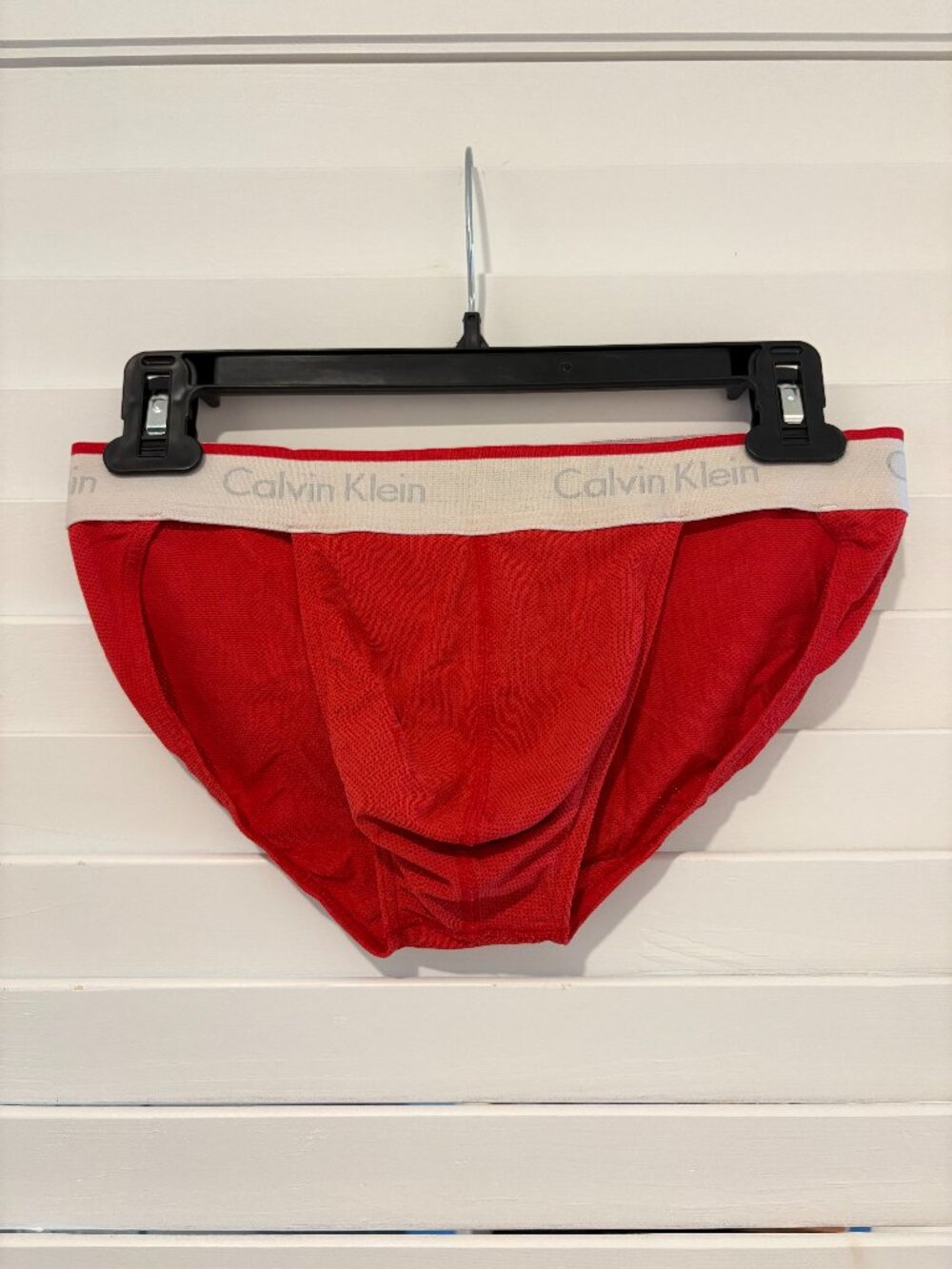 Calvin Klein Tech Active Sport Brief--Red